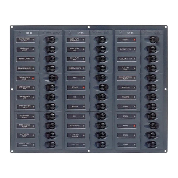 BEP Marine DC Circuit Breaker Panels—No Meters - Boatyard Malaysia