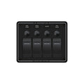 Blue Sea System Water Resistant Circuit Breaker Panel 4 Position-Black - Boatyard Malaysia