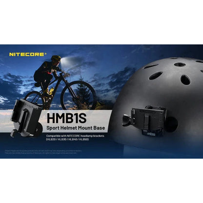 NITECORE HMB1S HELMET MOUNT BASE boatyardmalaysia