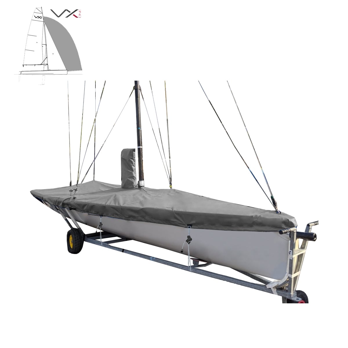 Oceansouth Vxone Deck Cover With Mast - Boatyard Malaysia