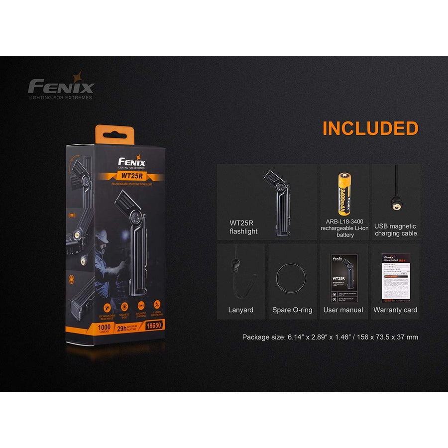 Fenix WT25R Adjustable Head Flashlight boatyardmalaysia