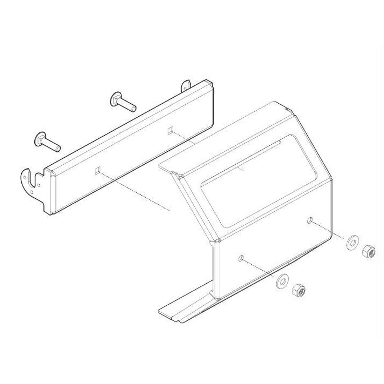 IDMK H910R - In-Dash Mounting Kit HELIX 9/10 Models REINFORCED boatyardmalaysia