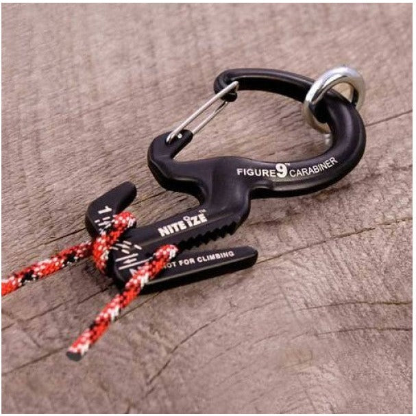 NITE IZE FIGURE 9 ROPE TIGHTENER LARGE BLACK C9L-02-01 boatyardmalaysia