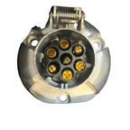 Boatyard Malaysia 7Way RV Boat Truck Trailer Metal Plug Connector Adaptor Socket Kit 12V European RV - Boatyard Malaysia