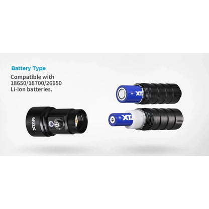 XTAR WHALE D26W 1000lm Warm Light Diving Flashlight boatyardmalaysia