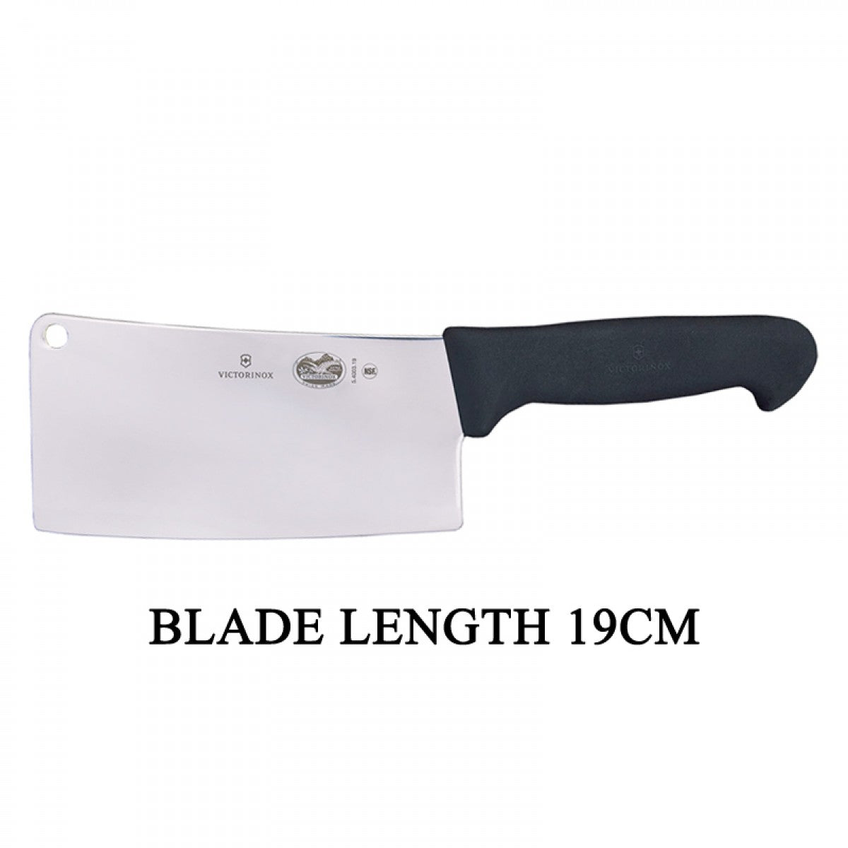 Fibrox Kitchen Cleaver 19cm Black boatyardmalaysia