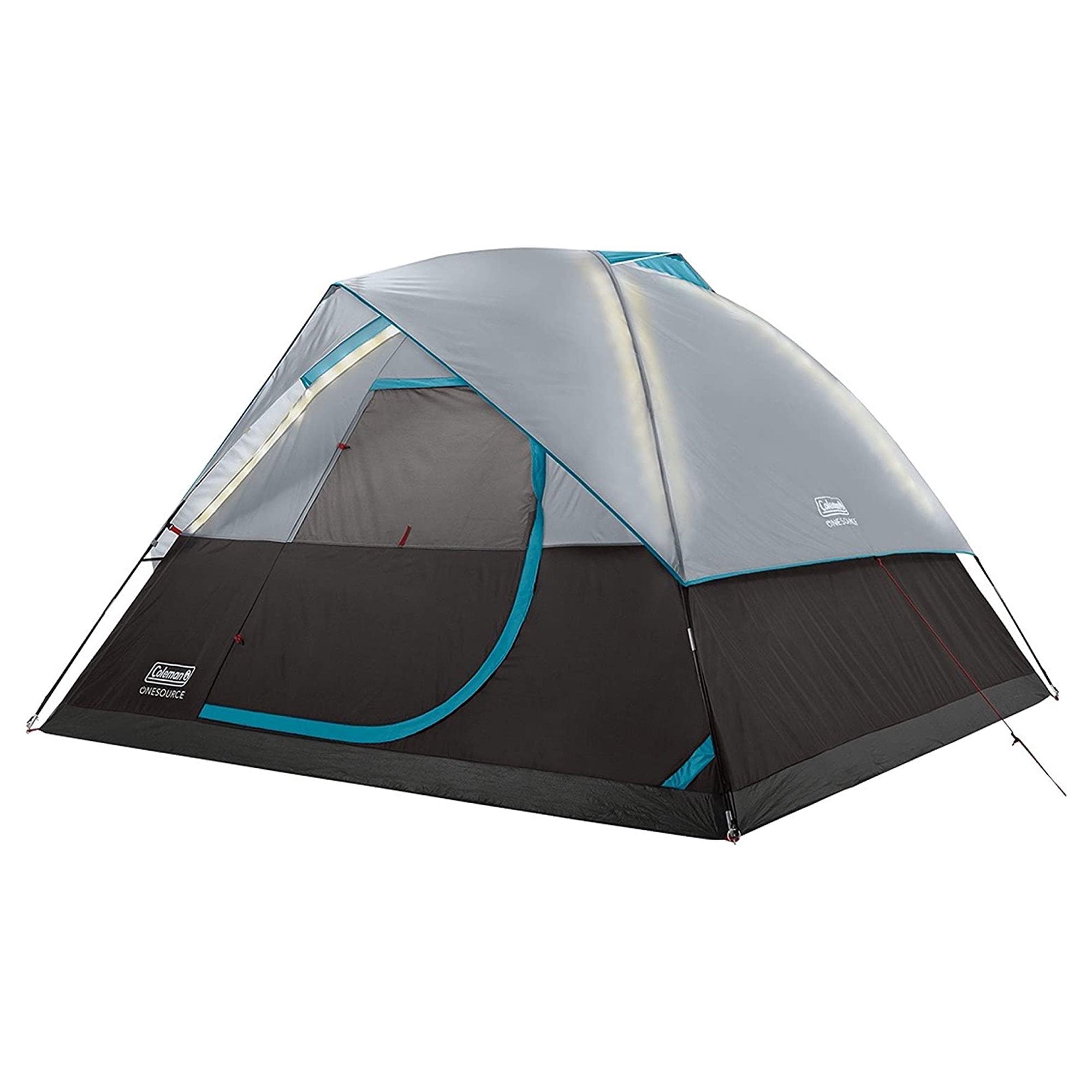 Coleman OneSource Rechargeable 4-Person Camping Dome Tent with Airflow System & LED Lighting - Boatyard Malaysia