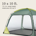 Coleman Skyshade 10 x 10 Screen Dome Canopy - Moss - Boatyard Malaysia