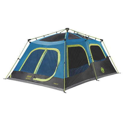 10-Person Dark Room Instant Cabin Tent with Rainfly