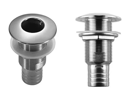 Attwood Stainless Steel 1-1/2" Barbed Scupper Valve