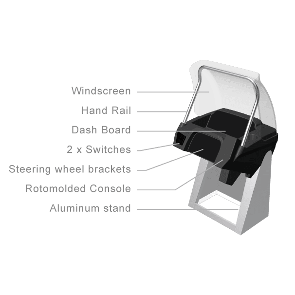 Kimple Rotomolded Console - Boatyard Malaysia