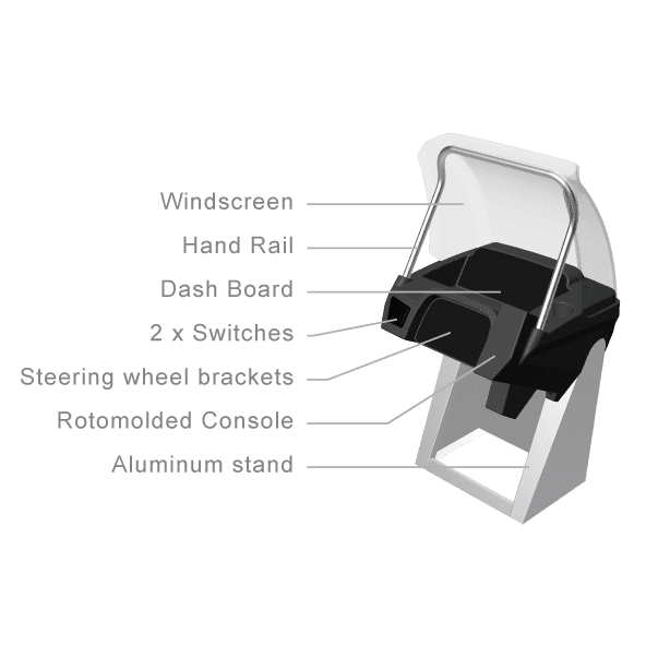 Kimple Rotomolded Console - Boatyard Malaysia
