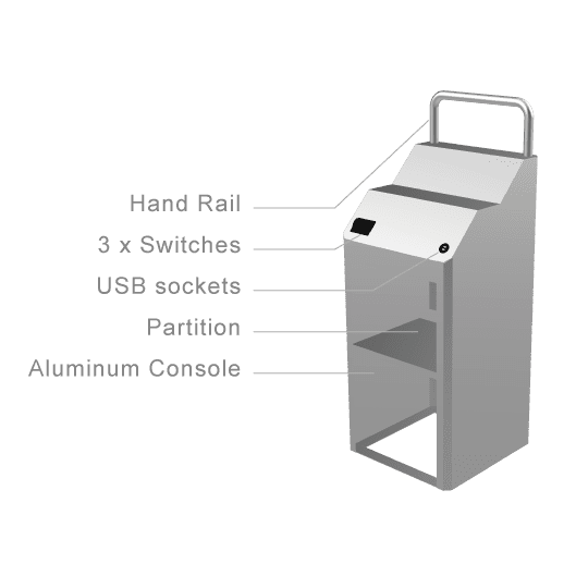 Kimple Aluminium Console - Boatyard Malaysia