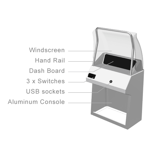 Kimple Aluminium Console - Boatyard Malaysia