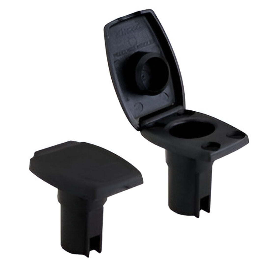 Attwood Oval Base For Angled Pole 2-Pin Black - Boatyard Malaysia