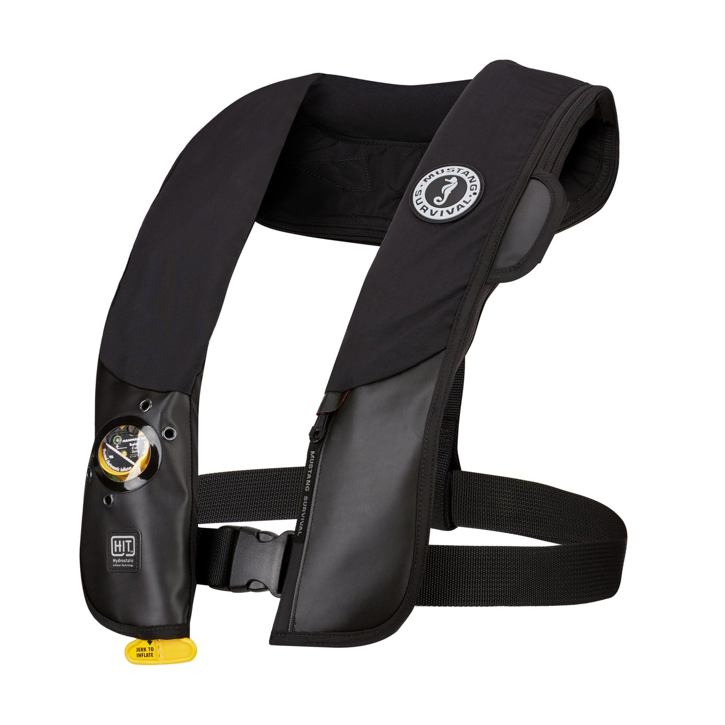 Mustang Hit Hydrostatic Inflatable PFD Black