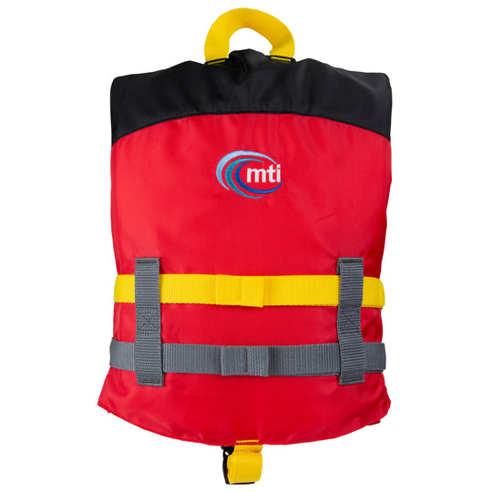 Mustang Child Livery Foam Vest 30-50 Lbs Red/Black