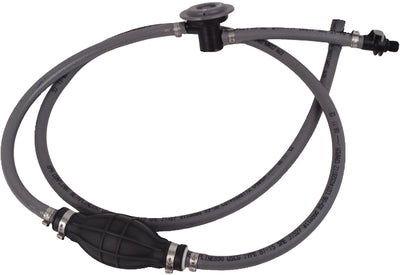 Attwood Johnson/Evinrude Fuel Line Kit 6 Feet Long 3/8-Inch Diameter Includes Tank Fittings and Primer Bulb