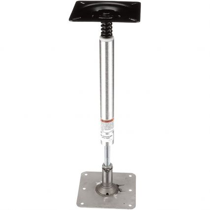 Attwood SWIVL-EZE LockN-Pin 3/4" Pedestal Kit 13" Post 7" x 7" Stainless Steel Base Plate