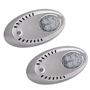Attwood LED Docking Lights SS Bezel Pair - Boatyard Malaysia