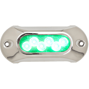 Attwood LIGHTARMOR UNDERWATER LIGHT 6 LED GREEN - Boatyard Malaysia