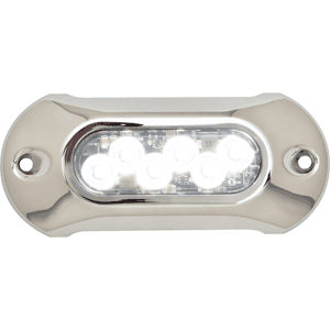 Attwood LIGHTARMOR UNDERWATER LIGHT 6 LED WHITE - Boatyard Malaysia