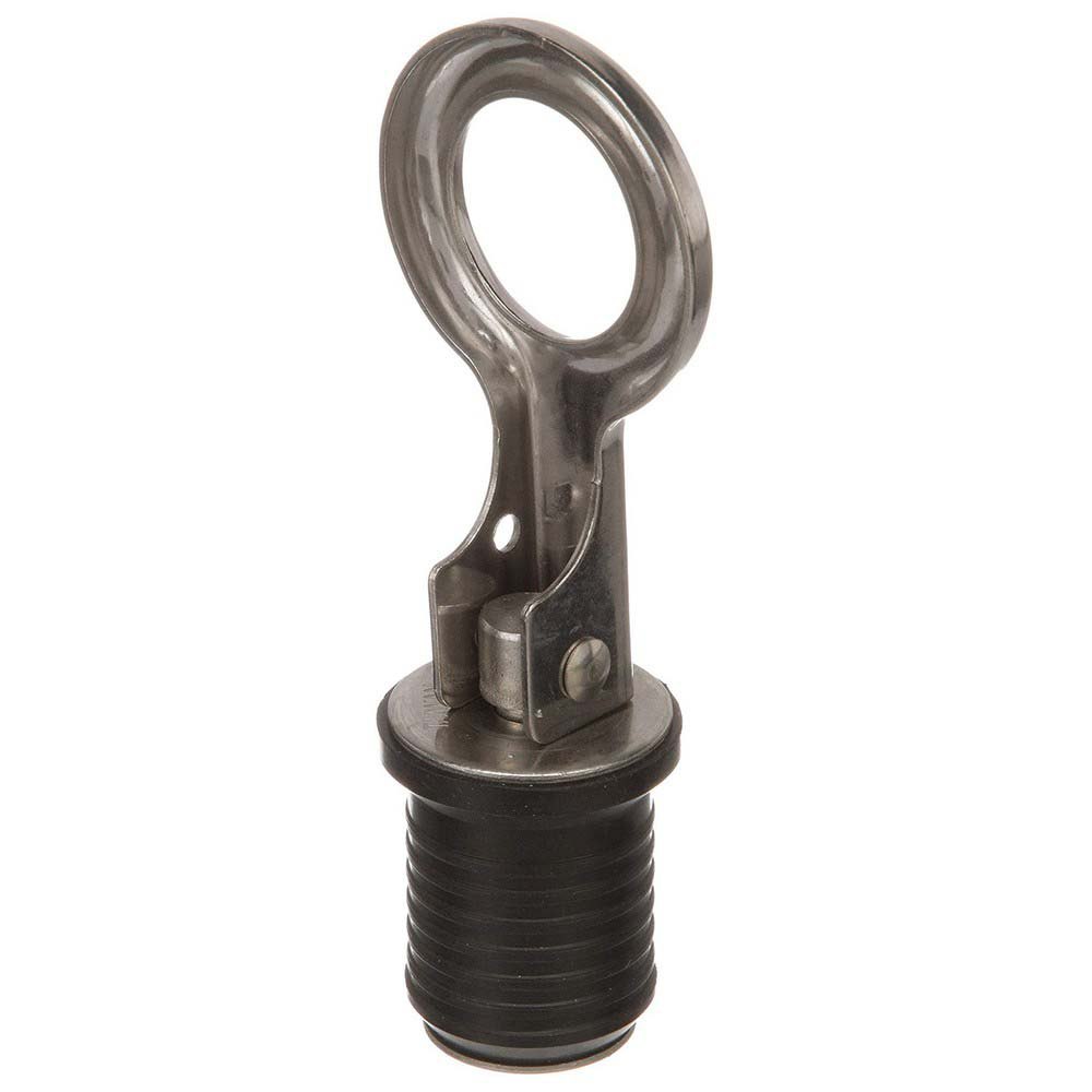 Snap-Handle Stainless Steel Drain Plug - 1" boatyardmalaysia