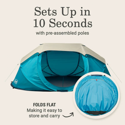 4-Person Camp Burst Pop-Up Tent