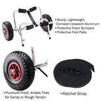 Boatyard Malaysia Kayak Trolley Red Wheel - Boatyard Malaysia