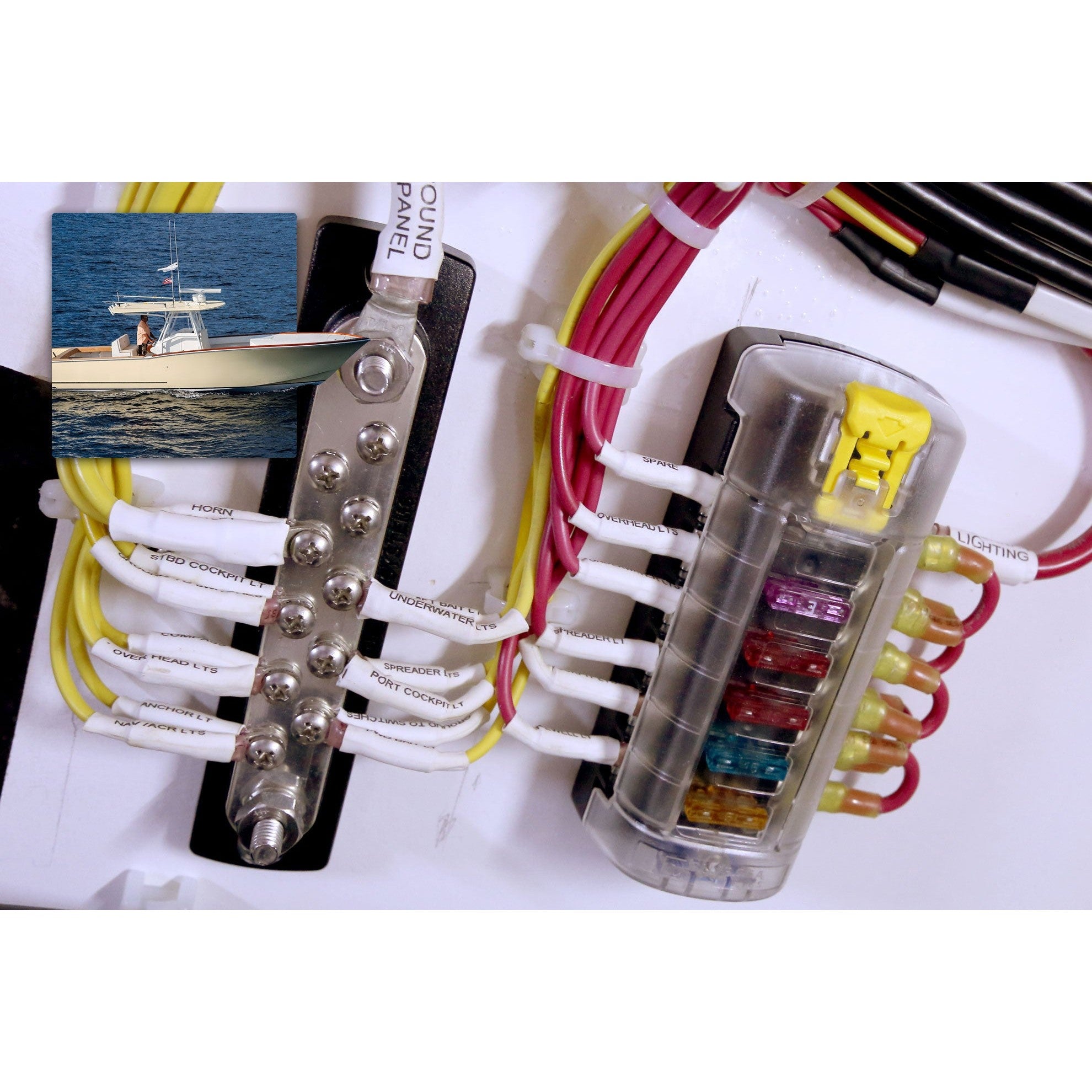 Blue Sea System 2301 BUSBAR 10 GANG COMMON BUS - Boatyard Malaysia