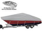 Oceansouth Day Cruiser Bowrider Cover with Outboard Engines - Boatyard Malaysia