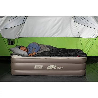 SupportRest™ Double-High Airbed with Built-In Rechargeable Pump – Twin