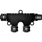 Oceanic System Micro Tee Connector - Boatyard Malaysia
