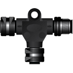 Oceanic System Micro Tee Connector - Boatyard Malaysia