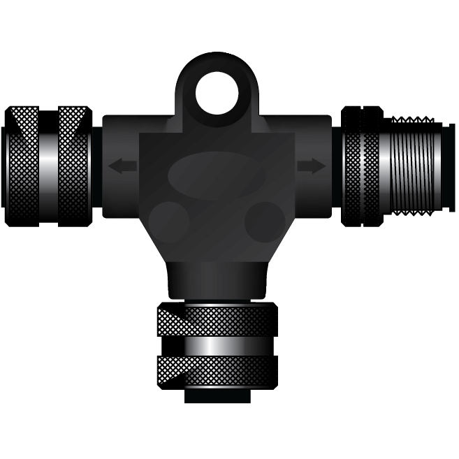 Micro Single Tee Connector boatyardmalaysia