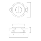 Zinc Volvo Penta Split Collar Anode for Volvo Penta Saildrives 130s & 150s boatyardmalaysia
