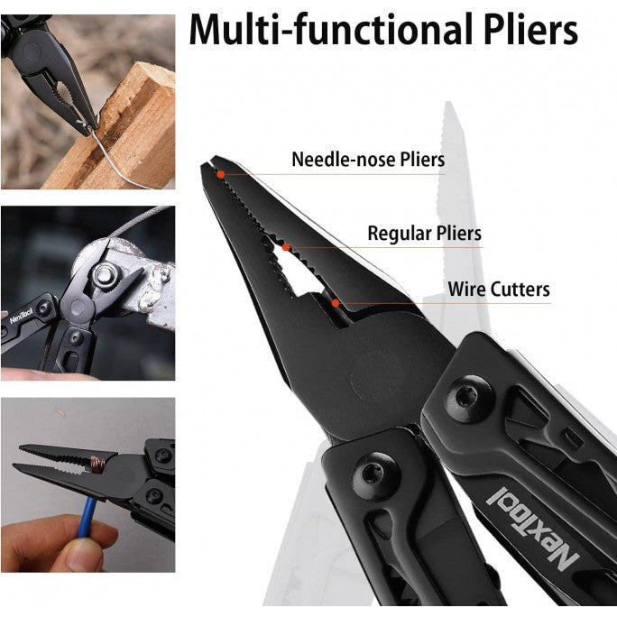 NE20151 Black Knight Multifunctional Pliers boatyardmalaysia