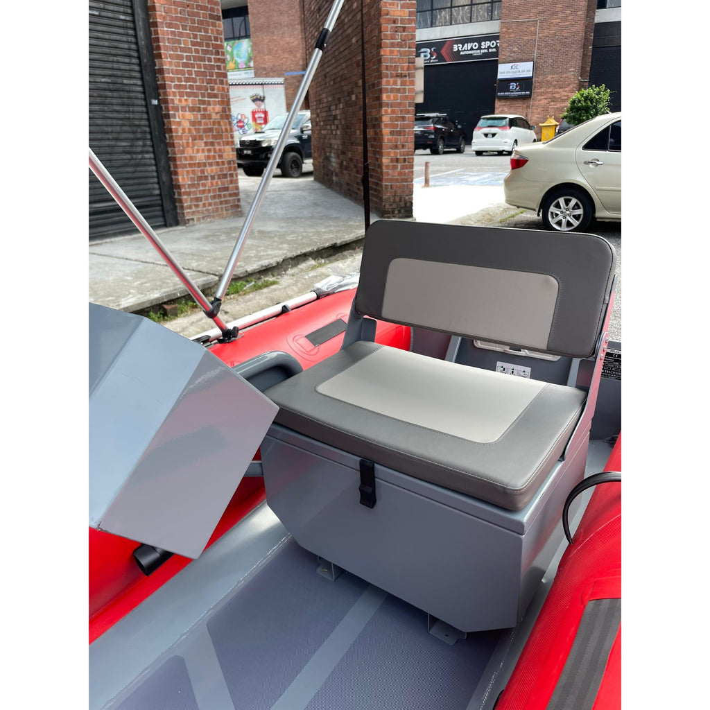 Delta AL 330 Rigid Inflatable Boat with 2-Bow Bimini & ST Console boatyardmalaysia