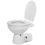 Jabsco Quiet Flush E2 Electric Toilet with Solenoid Valve, Compact Size, 12V - Boatyard Malaysia