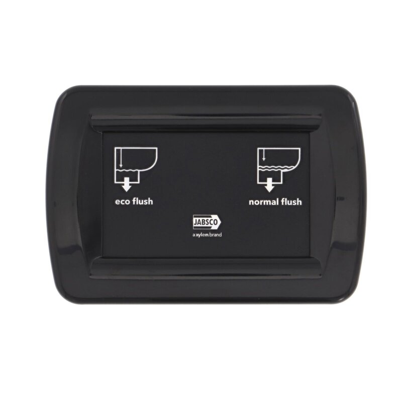 Jabsco Quiet Flush E2 Electric Toilet with Solenoid Valve, Compact Size, 12V - Boatyard Malaysia