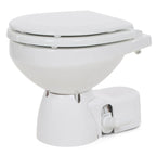 Jabsco Quiet Flush E2 Electric Toilet with Solenoid Valve, Compact Size, 12V - Boatyard Malaysia
