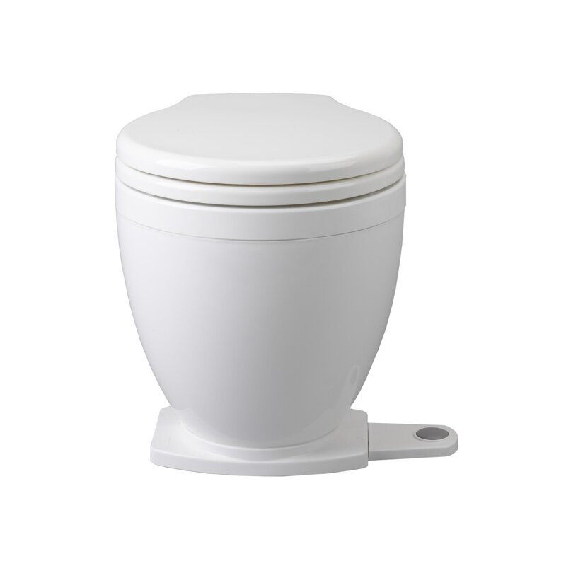 Lite Flush Electric 12V Toilet W/Footswitch boatyardmalaysia