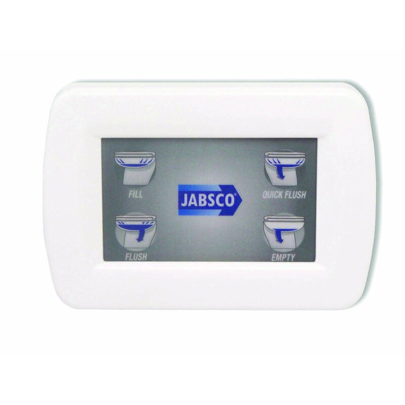 Jabsco Lite Flush Electric 12V Toilet W/Control Panel - Boatyard Malaysia