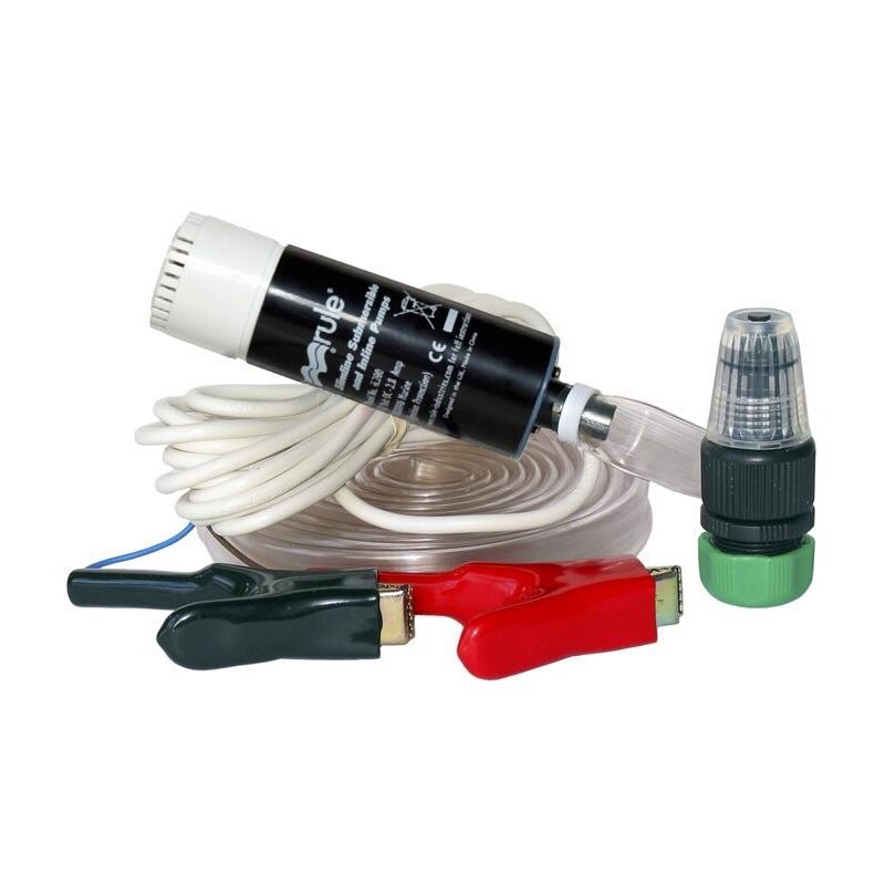 Rule IL200K Slimline - Kit Inline/Submersible Pump 12,5 LPM water, 12V - Boatyard Malaysia