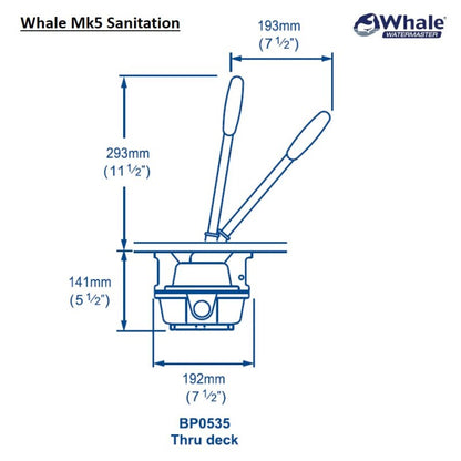 Mk5 Manual Sanitation Pump Thru Deck Mount boatyardmalaysia