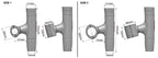 Aluminium Clamp-On 360° Rod Holder 25-32-35MM