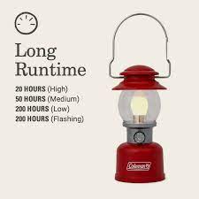 Coleman Classic 500 Lumens LED Lantern, Red