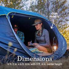 Coleman Camp Burst 4-Person Dark Room Camping Tent
