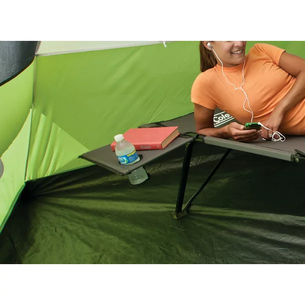 Pack-Away Camping Cot with Side Table boatyardmalaysia