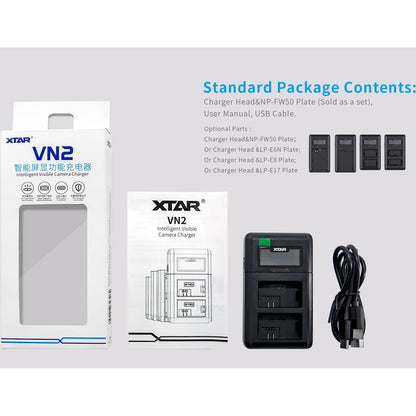 XTAR VN2 Camera Battery Charger boatyardmalaysia